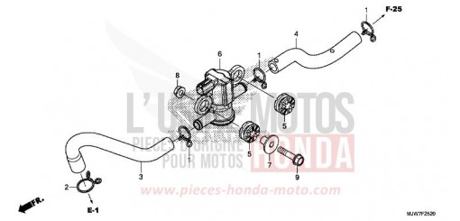 AIR INJECTION SOLENOID VALVE CB500FAJ de 2018